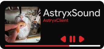 Музыкальный виджет AstryxClient